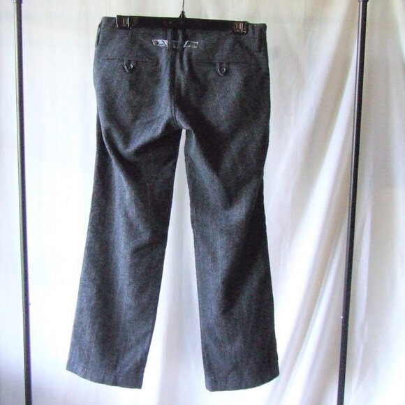 Hugo Boss grey pants wool pinstripe Joyce style women's trousers fall winter - Picture 2 of 12